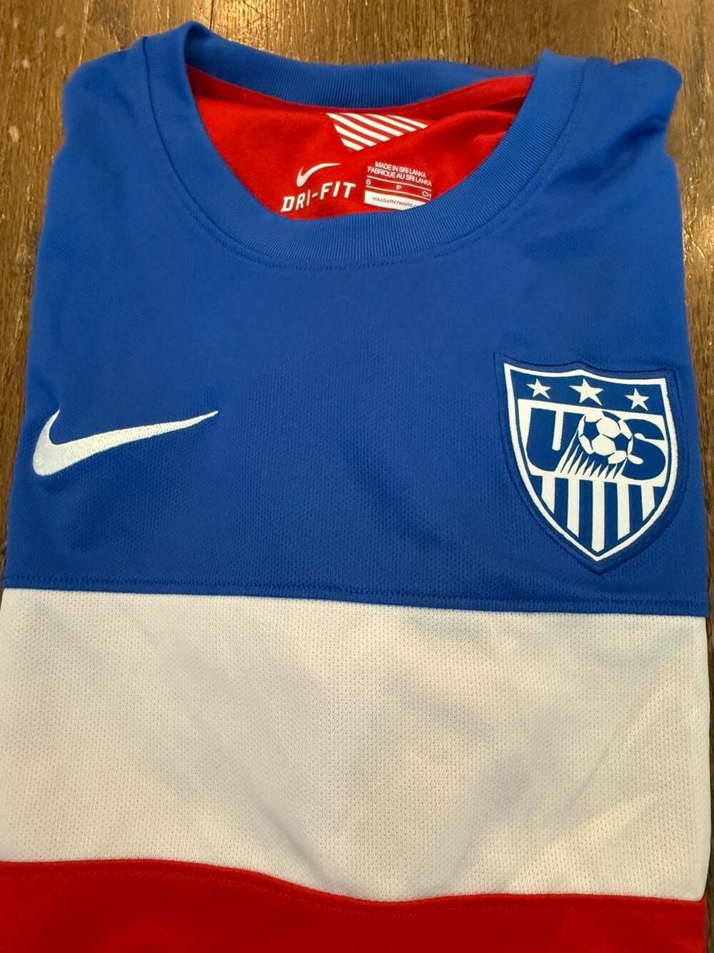 NWOT Nike US Soccer 2014 Authentic Dri-Fit Jersey Size S - Picture 6 of 7